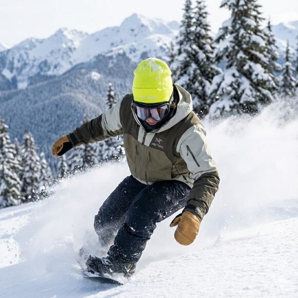 Arc’teryx Word Toque Beanie – Euphoria Yellow Ski Snowboard Hat – One Size – New - Picture 4 of 6